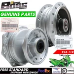 Kawasaki Aluminum Brake Disc Front & Drum Rear Hub Wheel Bronze For KLX-110. Fixed Price $240.00.