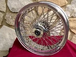 18X5.5" 60 Spoke Harley & Kraft Tech Santee Chopper Custom Frames Rear Wheel. Fixed Price $1399.00.