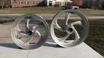 Victory Nos Oem Vision Cross Country Road Cast Silver Wheel Set. Fixed Price $500.00.