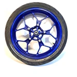 2015 To 2018 Yamaha YZF-R3, Oem Front Wheel & Tire, P/n 1WD-F5168-03-P0. Fixed Price $375.00.