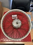 Kawasaki KD125 KD175 1975 1976 1977 1978 1979 Front Wheel. Fixed Price $76.76.