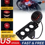 Motorcycle Led Tail Brake Light Side Mount License Plate Bracket Fits For Honda. Fixed Price $28.49.