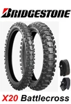 Bridgestone X20 Battlecross 80/100-21 100/90-19 Tire Set Kawasaki KX125 250 450. Fixed Price $159.95.