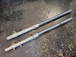 86 Suzuki Original Set Of Front Forks Pair Lowers Tubes Suspension. Fixed Price $169.99.