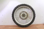 1996 Kawasaki KX100 Front Wheel Hub Rim Assembly W/ Brake Rotor. Fixed Price $119.00.