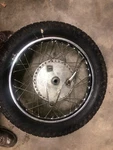 66 Yamaha YDS-250 Rear Wheel, Brake And Axle, 278-25311-00-00, YM1. Fixed Price $99.00.