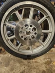 Harley-davidson 19 Inch Spoke Mag Rim 43499-78 W/ Axle & Rotors. Fixed Price $425.00.