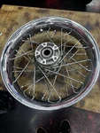 Wheel Harley 16 X 3 Smooth Abs Bearing Chrome 40 Spoke.. Fixed Price $150.00.