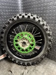 14-25 2016 Kawasaki KX85 Rear Wheel 14" Black Excel With Sprocket Tire Complete. Fixed Price $206.99.