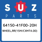 64150-41F00-20H Suzuki WHEEL,RR(15M/CXMT4.00) 6415041F0020H, New Genuine Oem Par. Fixed Price $1252.94.