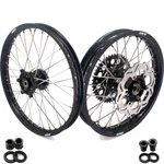 Kke 21/18 Spoked Wheels Fit Suzuki DRZ400SM 2005-2024 Disc Cnc Black Enduro Rims. Fixed Price $609.00.