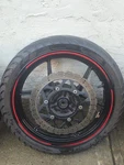 08-12 Kawasaki EX250R Ninja Front Rim Wheel Straight. Fixed Price $100.93.
