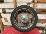 Italian Rear Wheel Hub Brake Plate 16" Ducati Bronco 100 125 Falcon Radaelli. Fixed Price $120.00.