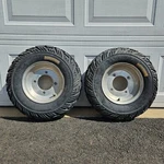 Front Wheels And Tires 21X7X10 Dwt 10X5 Honda Suzuki Kawasaki 4/144 Bolt Pattern. Fixed Price $180.00.