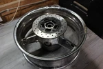 2003 Suzuki GSXR600 Rear Wheel Rim 17X5.5 Peeling Chrome 64111-35F01-28W. Fixed Price $124.95.