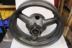 Rear Wheel (17XMT5.50) Silver 64111-34E00-12R 1999 GSX-R600. Fixed Price $250.00.