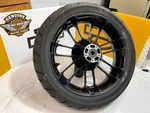 Oem Cvo 09-25 Harley 18"X5" Touring Rear Knockout Wheel & Tire Black. Fixed Price $899.95.