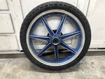 1976-1977 Yamaha Oem #1A1-25168-00-00 Front Wheel /tire Assembly. Fixed Price $69.99.