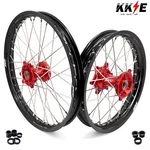 Kke 21 18 Cnc Wheels Rims For Honda CR125R CR250R 2002-2013 CRF250R CRF450R Red. Fixed Price $529.00.