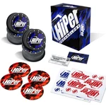 Hiper Race Box Set Carbon Composite Atv Utv Wheels W/ Mod Rings Ypff-dbl-bk. Fixed Price $1500.00.