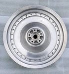 Harley Davidson 16" Solid Disc Rear Wheel Rim Polished Aluminum Softail. Fixed Price $100.00.