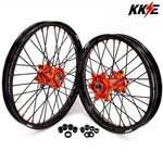 Kke 21/18 Cnc Wheels For 2003-2026 Ktm Xcw Exc 125-530CC Black Spoke Rims. Fixed Price $629.00.