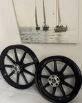 Harley Front Wheel Fxr Sportster Dyna 1990 Rim Custom Black 19X2 Exchange. Fixed Price $899.00.