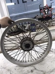 82 Kawasaki Csr Front Rim Wheel 19X1.85 Straight. Fixed Price $78.12.