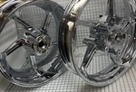 Harley Cvo Pro Street Breakout 2017 Chrome Wheels Set Aggresser Oem Outright. Fixed Price $2299.04.