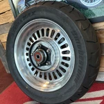 Triumph Rocket Iii 3 Touring Rear Wheel Rim & New Tire W/ Rotor 16" X 5.0". Fixed Price $269.00.