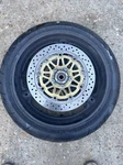 Suzuki GSF1200 Bandit 2005 Front Wheel Rim Tire Disc 54111-17E12-019. Fixed Price $224.95.