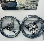 Suzuki GSX-R600/750 Wheels 2006-07 Chrome 54111-41G10-019 17 Rim Exchange*. Fixed Price $1399.00.