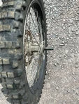 Used Oem 1990 1991 Kawasaki Front 21" Wheel Rim & Hub Assy. Fixed Price $65.00.