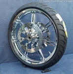 Harley 21" Chrome Slicer Ii Front Wheel Tire Rotor 08-23 Street Glide Touring. Fixed Price $1499.00.