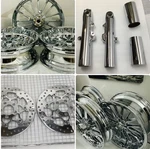 Harley Cvo Street Glide 3 Limited 2026 Flhltse Chrome Wheels Rims Exchange. Fixed Price $2750.00.