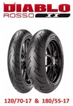 Pirelli Diablo Rosso Ii Tire Set 120/70ZR17 & 180/55ZR17 Honda CBR1000 650 600. Fixed Price $251.97.
