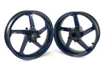 Bst Blue Carbon Front & Rear Rims Wheels Suzuki GSX-R1000 GSXR1000R. Fixed Price $4890.00.