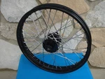 21X2.15" 40 Spoke 51675 Black Rim Front Wheel Harley Fxst, Fxdwg Softail 84-99. Fixed Price $194.99.