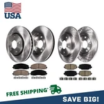 Front Rear Disc Rotors Ceramic Brake Pad For Dodge Grand Caravan Journey C/v. Fixed Price $174.15.
