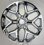 One Single Chrome 22" Snowflake Wheel Rim For 2000-2026 Gmc Sierra Yukon Denali. Fixed Price $360.00.