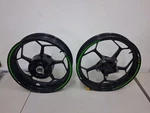 2017 Kawasaki Ninja 300 Front Rear Rim Wheel Set Oem 13-17 Nice! Only 150 Miles. Fixed Price $599.99.