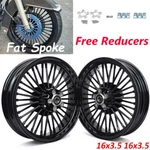 16X3.5 Fat Spoke Wheels For Harley Touring Electra Glide Road King Street. Fixed Price $569.99.