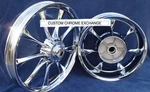 Honda Fury Oem 2010 -19 Chrome Wheels Front Rear Vtx 1300 Rim Exchange. Fixed Price $1499.00.
