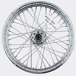 43671-84A Chrome Front 21 X 2.15 40-SPOKE Laced Wheel Assembly 0203-0411. Fixed Price $390.00.