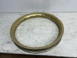 1986-1987 Suzuki Rm 125 Used 18X1.85 Gold Rear Takasago Rim 65311-01B01. Fixed Price $45.00.