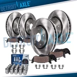Front & Rear Disc Rotors Brake Pads W/20PC Wheel Lug Nuts For S10 Bravada Blazer. Fixed Price $192.64.