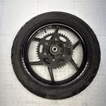 08-12 Kawasaki Ninja 250R Rear Back Wheel Rim Tire Sprocket Rotor Straight. Fixed Price $180.00.