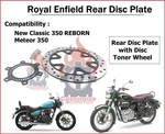 Royal Enfield "new Classic & Meteor 350" "rear Disc Plate With Toner Wheel". Fixed Price $88.16.