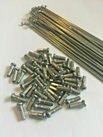 Bicycle Spokes & Nipples - 14G Stainless Steel Silver (choose Your Length). Fixed Price $37.98.