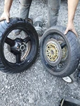 2005 03-09 Suzuki SV650S Oem Rear Wheel Rim STR8*. Fixed Price $400.00.